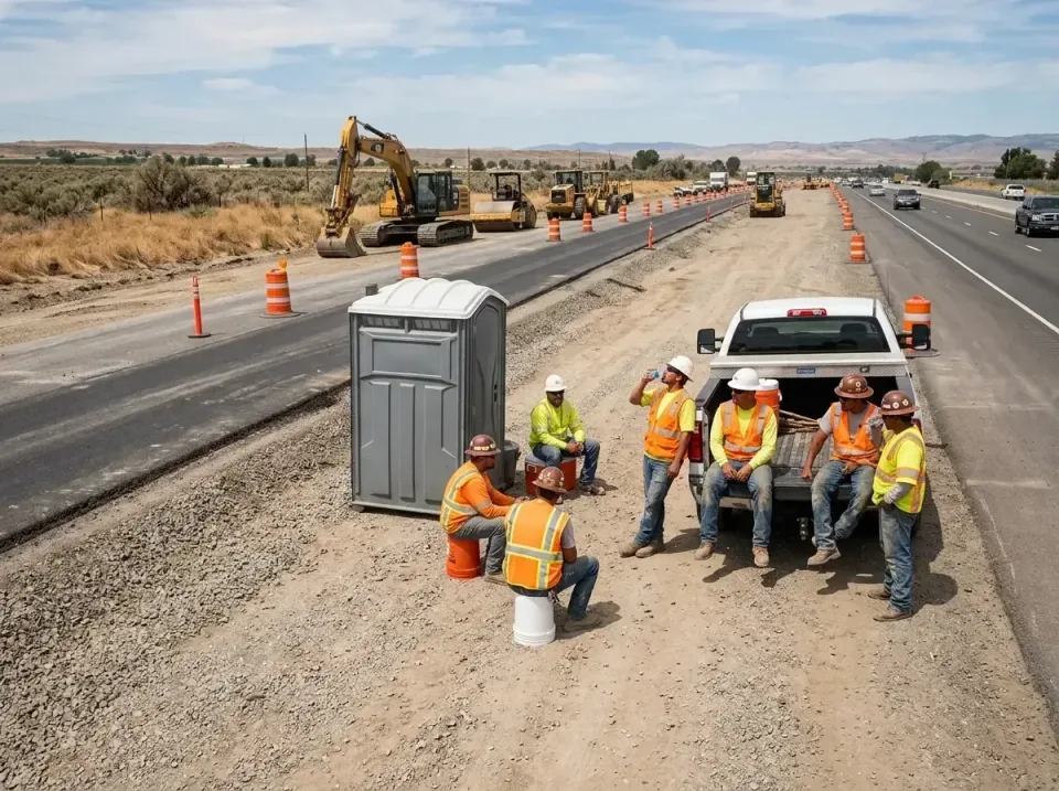 highway-road-construction-crew-007 — frequently asked questions, Porta Potty and Restroom Rentals in Woods Cross, UT